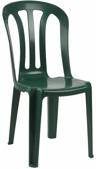 Papatya Buket Sandalye - Plastik Bahçe Balkon Sandalyesi Yeşil ürün görseli 1