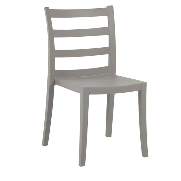 Papatya Nosta Sandalye - Bahçe Balkon Mutfak Sandalyesi Küllü Kahve - Resim 3