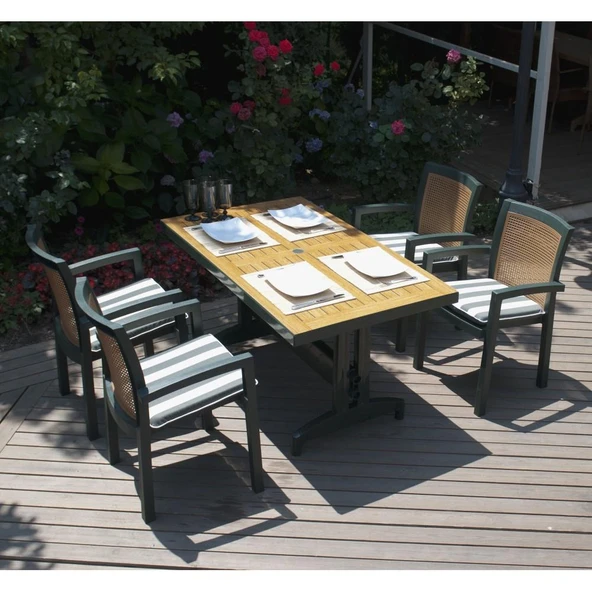 Papatya Vira Plastik Koltuk Beyaz - Plastik Bahçe Balkon Sandalyesi - Resim 5