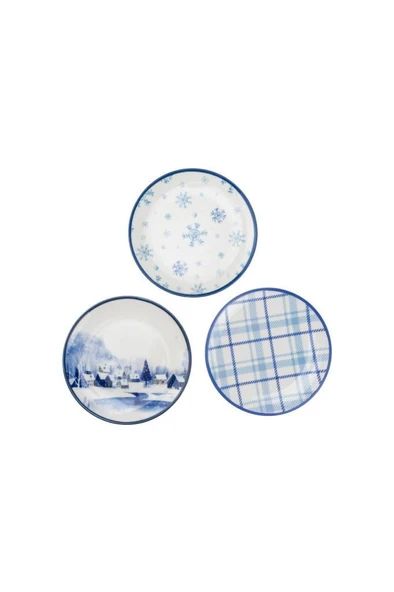 Bambum Moderna - 14 Parça Kahvaltı Takımı Winter Time - Resim 5