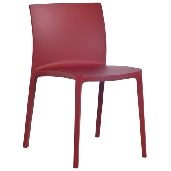 Papatya Evo Sandalye Kırmızı - Bahçe, Mutfak, Balkon Sandalyesi ürün görseli 1