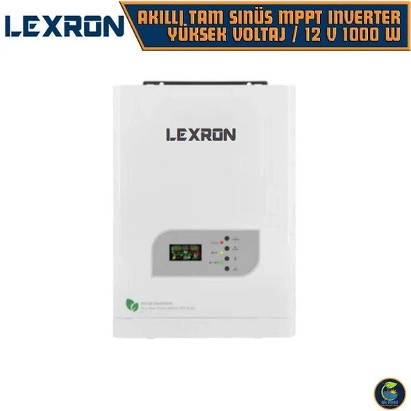 LEXRON - İnges 1 KW 1000 WATT MPPT AKILLI İNVERTER - İNVERTÖR - 12 VOLT KARAVAN, BAĞ EVİ, KONTEYNIR - Resim 2