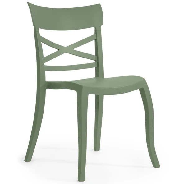 Papatya X-Sera Sandalye - Bahçe, Balkon, Mutfak Sandalyesi -Bronz Kahve - Resim 7