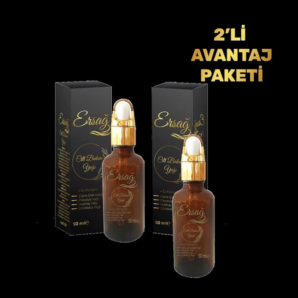 2'Lİ ERSAĞ CiLT BAKIM YAĞI - 4 LÜ KARIŞIM 50 ML - Resim 3