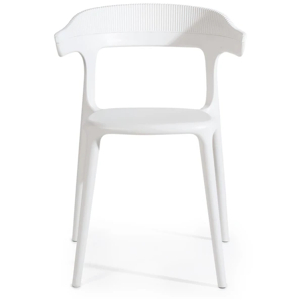 Papatya Luna Stripe Koltuk - Bahçe Balkon Mutfak Sandalyesi Antrasit - Resim 10