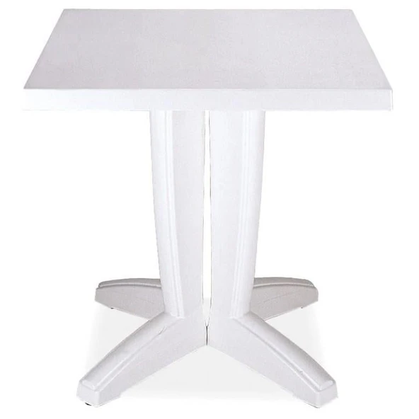 Papatya Bravo Masa Teak 70x70 Kare - Bahçe Balkon Dış Mekan Veranda Teras - Resim 3