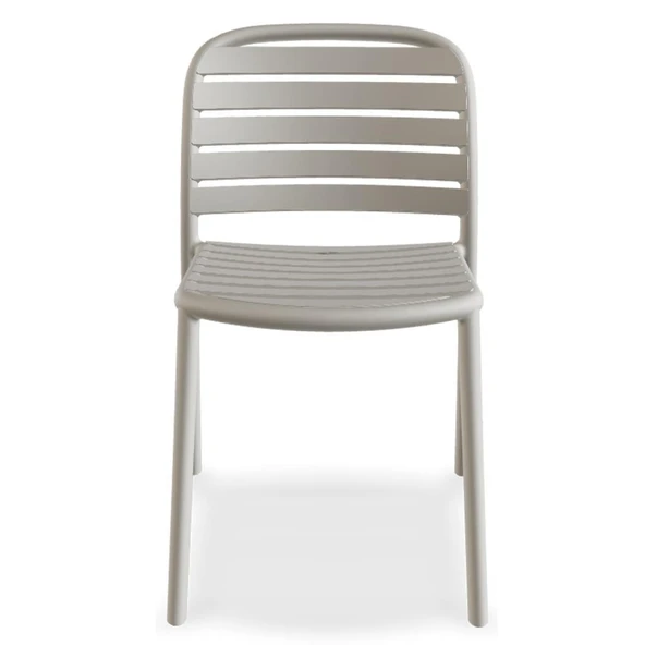 Papatya Tarabya Sandalye Pastel Yeşil 2li Paket - Plastik Bahçe Balkon Mutfak Sandalyesi - Resim 4