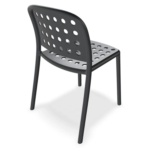 Papatya Bomonti Sandalye Küllü Kahve - Plastik Bahçe Balkon Mutfak Sandalyesi - Resim 9