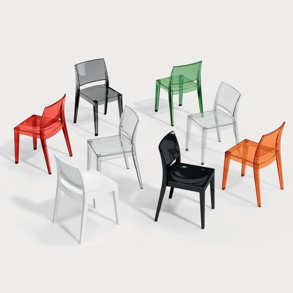 Papatya Gyza Sandalye - Bahçe Balkon Mutfak Sandalyesi -Mat Siyah - Resim 6