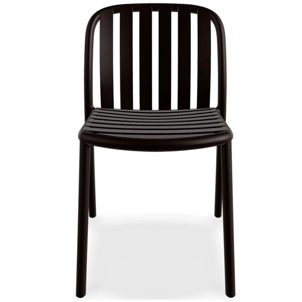 Papatya Galata Sandalye Kor Kırmızı 2li Paket - Plastik Bahçe Balkon Mutfak Sandalyesi - Resim 5