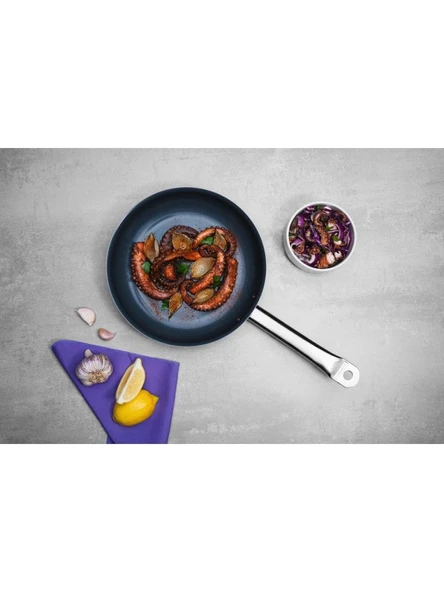 TRAMONTINA PROFESSIONAL 26 CM SERAMİK YÜZEYLİ KIZARTMA TAVASI - Resim 3