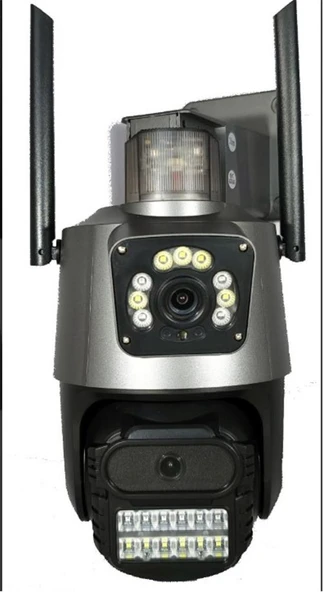 Apronx APX-WP242 6Mp 2.8mm Çift Kamera 19 Led Wifi PTZ ürün görseli