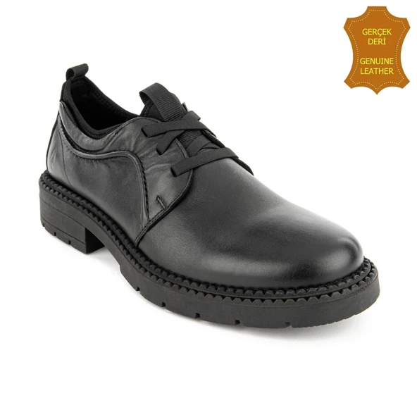 Hush Puppies Kabo 725810 Gerçek Deri, Anatomik, Erkek Ayakkabı Siyah ürün görseli