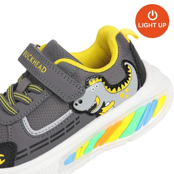 Buckhead 3043 Rex Işıklı-Anatomik Erkek Çoc. Ayk. Koyu Gri - Resim 5