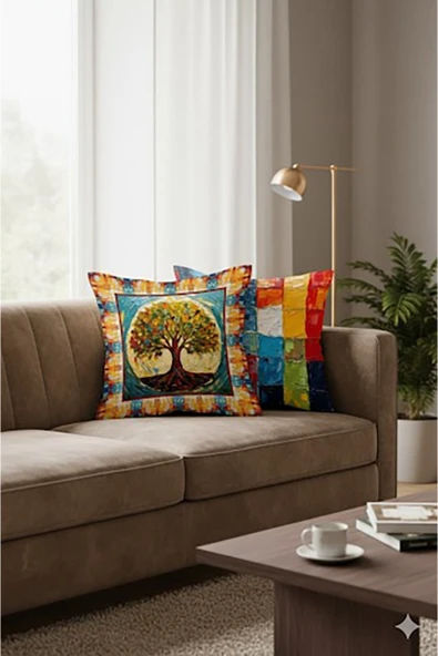 Tekli Kırlent Kılıfı , Dekoratif Kırlent , Şık Tasarımlı Kırlent, Showroom Kırlent - Resim 4