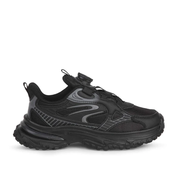 Buckhead 3053 Akıllı Bağcıklı Flex Foam Taban Unisex Çocuk Ayk. Siyah ürün görseli