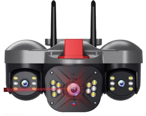 Apronx APX-WP332 6Mp 2.8mm-3.6mm Üç Kamera 22 Led Wifi PTZ ürün görseli