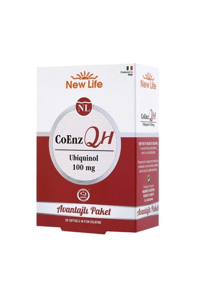New Life Coenz Qh Ubiquinol 60 Kapsül ürün görseli 1