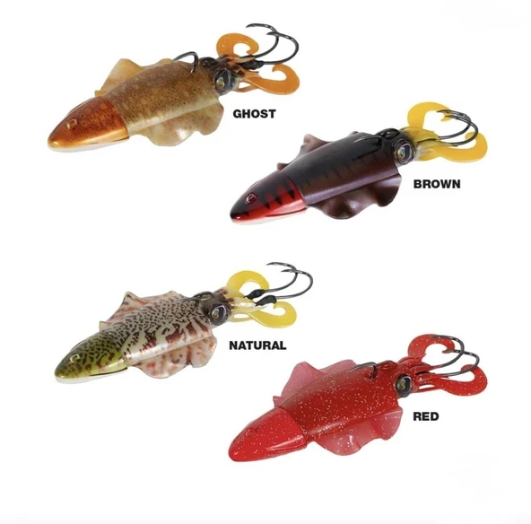 SEABOR CUTTLE FISH 12CM, 110GR GHOST - Resim 2