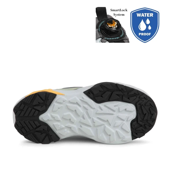 Buckhead 3055 Napolyon WaterProof-Anatomik Çocuk Ayk. Koyu Gri - Resim 6