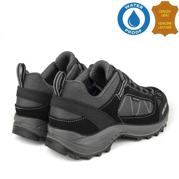 Muya Hobeto WaterProof Anatomik Erkek Ayakkabı Siyah - Resim 4
