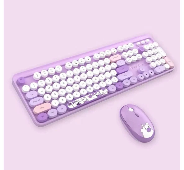 Kablosuz Klavye Ve Mouse Seti (Notebook Pc Uyumlu 104 Tuşlu) - Resim 4