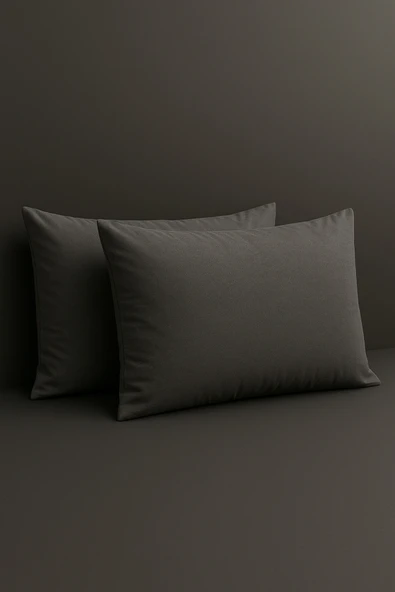 2'li Fermuarlı Sıvı Geçirmez Yastık Alezi Yastık Koruyucu - Resim 4