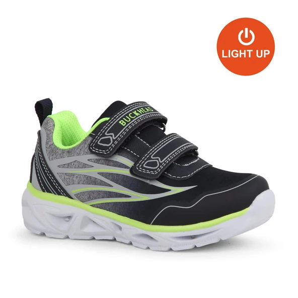 Buckhead 3026 Maxim Işıklı-Anatomik Erkek Çocuk Ayk. Lacivert-Yeşil - Resim 2