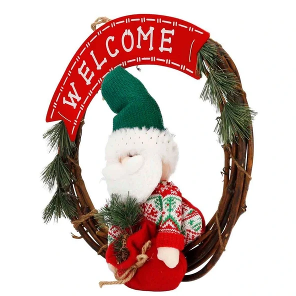 Welcome Yazılı Dekoratif Kapı Süsü 38 cm - Resim 3