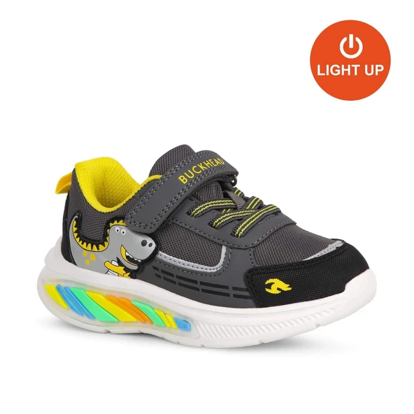 Buckhead 3043 Rex Işıklı-Anatomik Erkek Çoc. Ayk. Koyu Gri - Resim 2