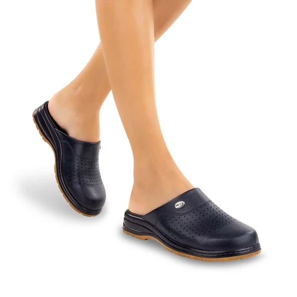 Muya Sabo Anatomik Kadın Terlik Lacivert - Resim 2