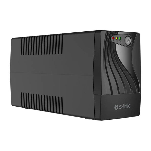 S-link MIGHT U80 800VA UPS 12V9Ah-1 480W Siyah Line-Interactive Kesintisiz UPS Güç Kaynağı ürün görseli