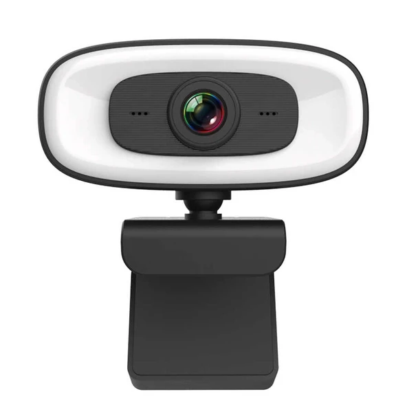 Zore PC-10 2K HD Görüntü Kaliteli Mikrofonlu Işıklı Tak Çalıştır Webcam - Resim 4