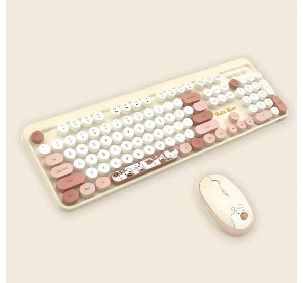 Kablosuz Klavye Ve Mouse Seti (Notebook Pc Uyumlu 104 Tuşlu) - Resim 5