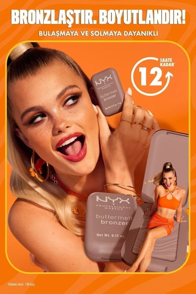 NYX Professional Makeup Buttermelt Bronzer - 02 All Buttad Up - Resim 3