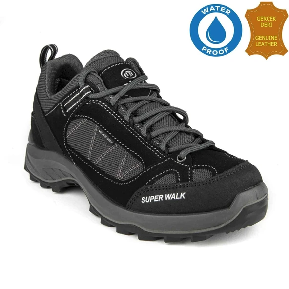 Muya Hobeto WaterProof Anatomik Erkek Ayakkabı Siyah ürün görseli