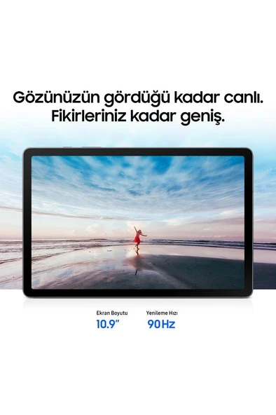 Samsung Galaxy Tab S10 Lite SM-X400  128 GB 10.9" Gümüş Tablet - Resim 12