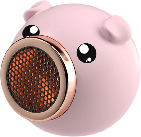 dijiusidy Elektrikli Sıcak Hava Masaüstü Isıtıcı Hızlı Ve Sessiz Isıtma Elektrikli Sıcak Hava Elektrikli Isıtıcı ABS Mini Elektrikli Isıtıcı, pembe ürün görseli 1