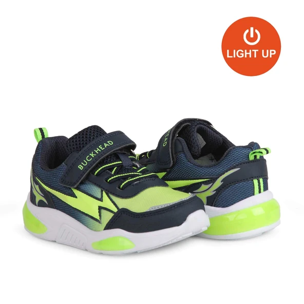 Buckhead 3022 Cyrus Işıklı-Anatomik Erkek Çocuk Ayk. Lacivert-Yeşil - Resim 4