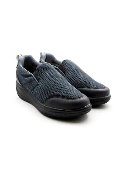 Dr.Comfort 15002 Ortopedik&Therapeutic Rocker Bottom Erkek Spor Ayk. Koyu Gri - Resim 4