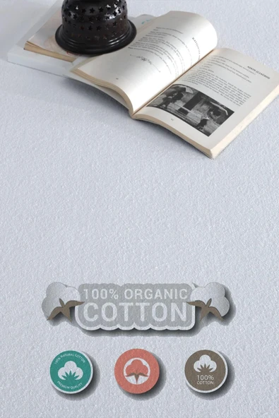 Sıvı Geçirmez Pamuklu Lastikli Alez 100x200 - Resim 3