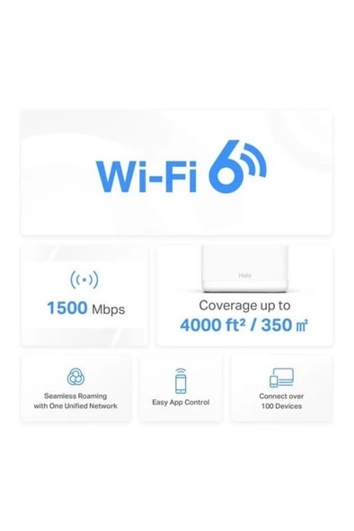 Mercusys HALO H60X 1500 Mbps 2'li Router Outlet - Resim 4