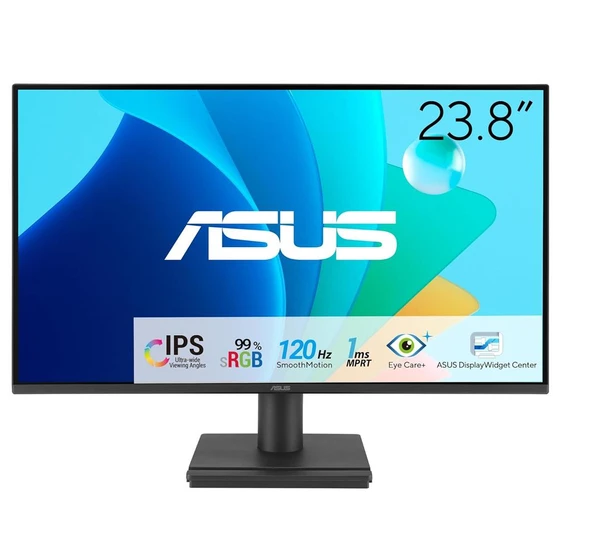 Asus 23.8" VA249HG IPS 1920x1080 1ms 120Hz 300cd VESA 3YIL Monitör ürün görseli 1