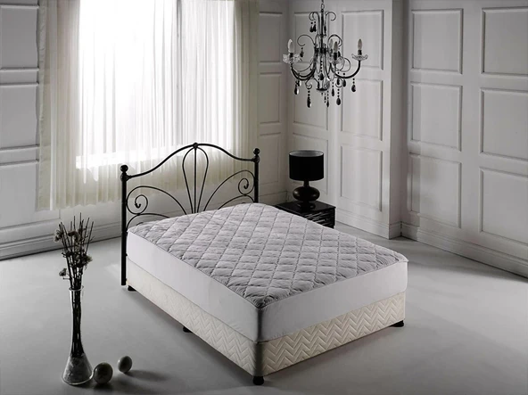 Comfyline Sıvı Geçirmez Fitted Alez 160 x 200 cm - Beyaz - Resim 2