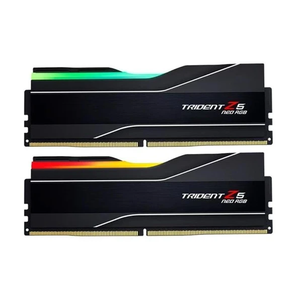 F5-6000J2636H48GX2-TZ5NR GSKILL TZ5 Neo RGB Siyah DDR5-6000Mhz CL26 96GB (2x48GB) DUAL (26-36-36-96) 1.45V AMD EXPO Teknoloj - Resim 2