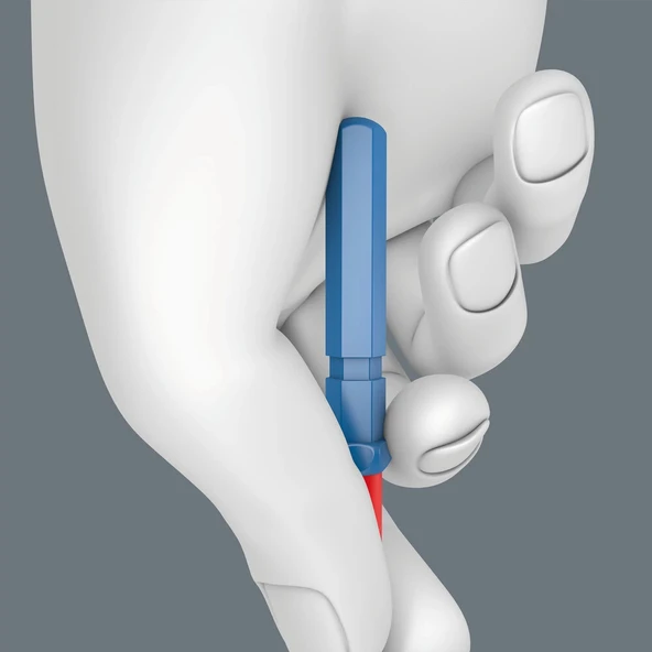 Wera Kraftform Kompakt VDE 64 i Take it Easy, 2.5 x 157 mm - Resim 8