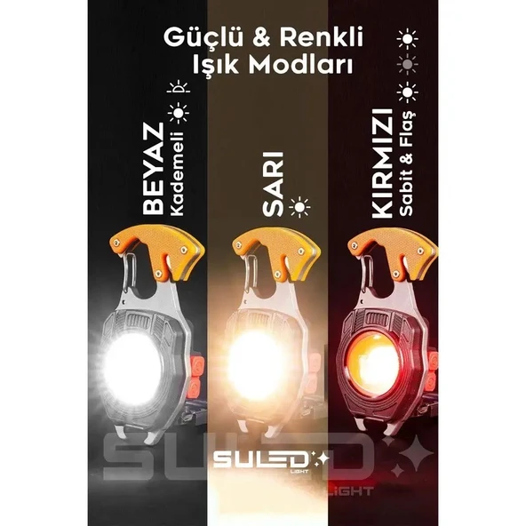 SAFE-KEY Çok Amaçlı Işık “Cebindeki Hayatta Kalma Kiti” - Resim 6