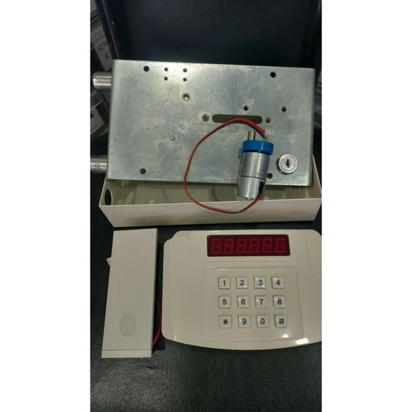 Kilitleme sistemi için motorlu mekanizmalı dijital tuş takımı - Resim 6