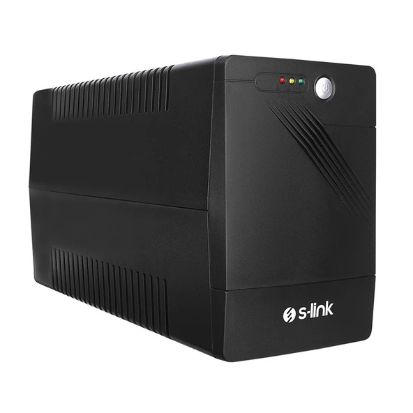 S-link MIGHT U200 2000VA UPS 12V9Ah-2 1200W Siyah Line-Interactive Kesintisiz UPS Güç Kaynağı ürün görseli
