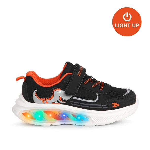 Buckhead 3043 Rex Işıklı-Anatomik Erkek Çoc. Ayk. Siyah-Turuncu ürün görseli